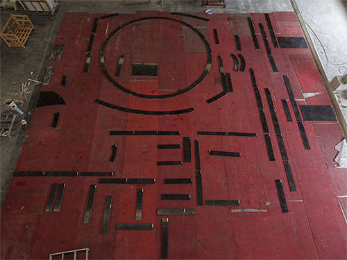 China Black Brown Gold Marble Tiles Factory Direct Sales