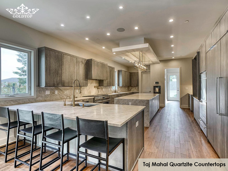 taj mahal quartzite countertops
