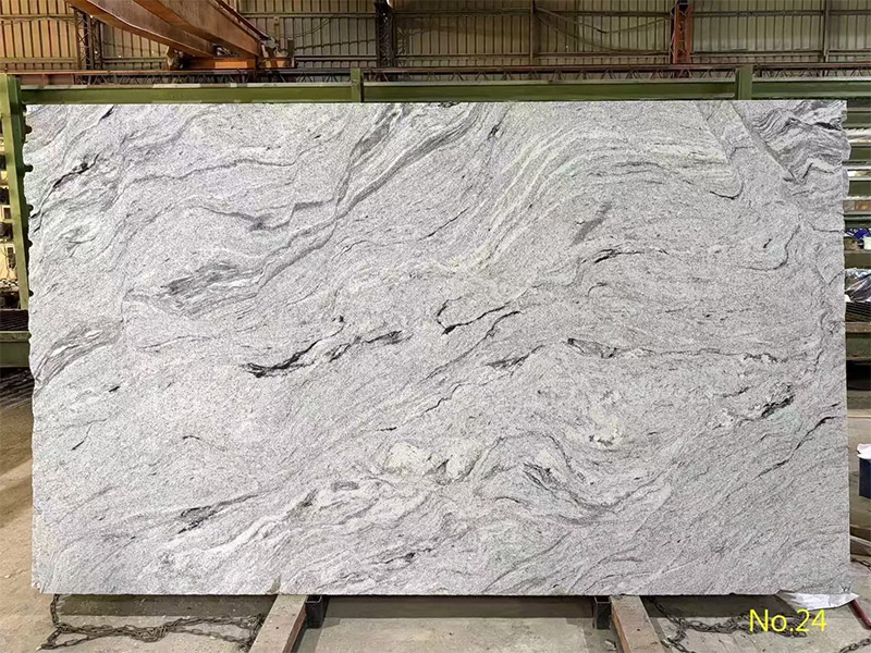 India Viscount White Granite Slab