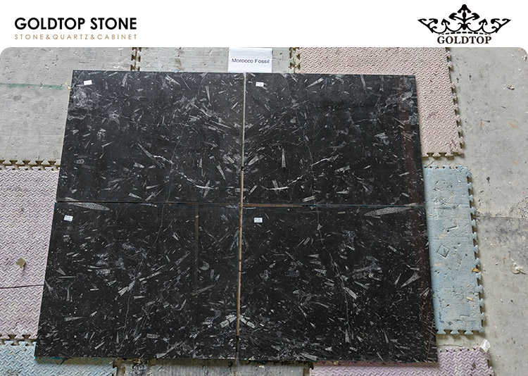 POST Houston Stone Project  Prada Green Marble Walls & Custom Elevator Flooring