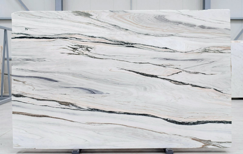 Bianco Lasa Fantastico Marble Slabs for Luxury Bathrooms and Kitchens