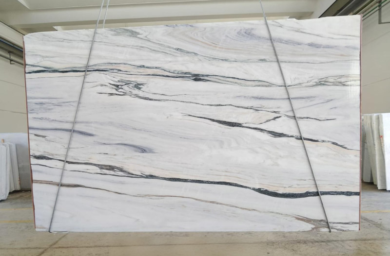 Bianco Lasa Fantastico Marble Slabs for Luxury Bathrooms and Kitchens