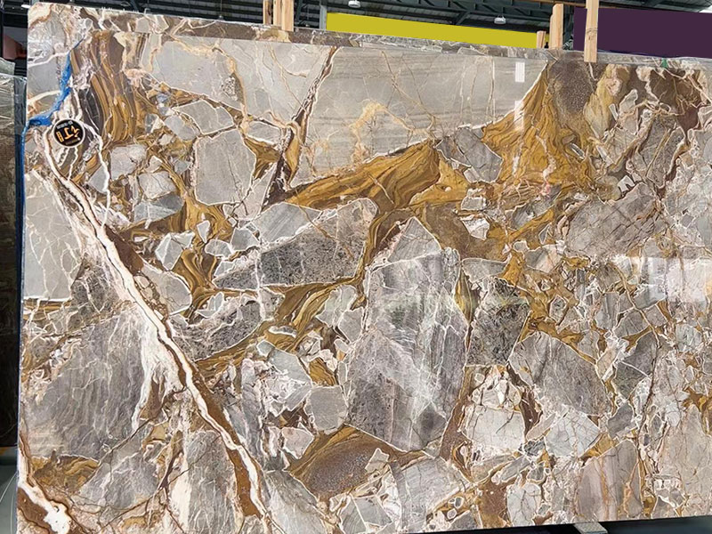 Bugatti Gold Quartzite Slab for Countertops / Island / Feature Wall