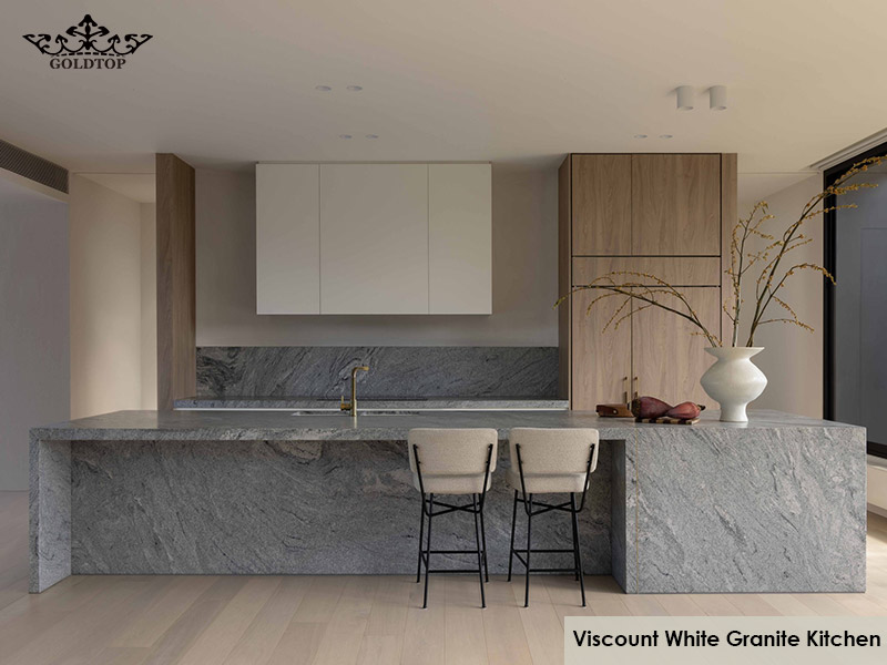 Viscount White Granite Kitchen