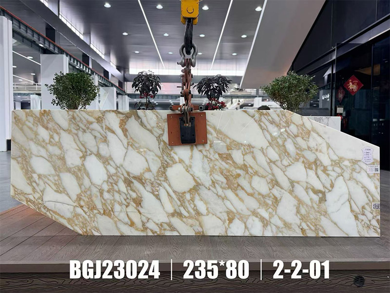 Calacatta Vagli Oro Marble Slabs & Tiles For Kitchen / Interior Decoration