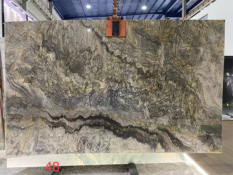 Shangri-La Brown Quartzite Slab For Feature Wall / Countertops