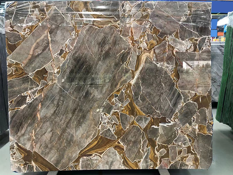 Bugatti Gold Quartzite Slab for Countertops / Island / Feature Wall