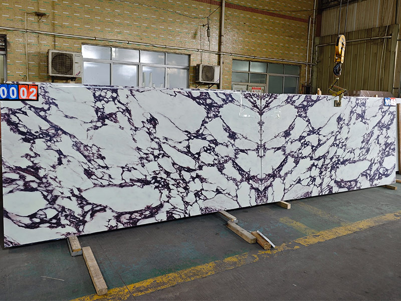 Calacatta Bulgari Quartz Slabs for Kitchen Countertops