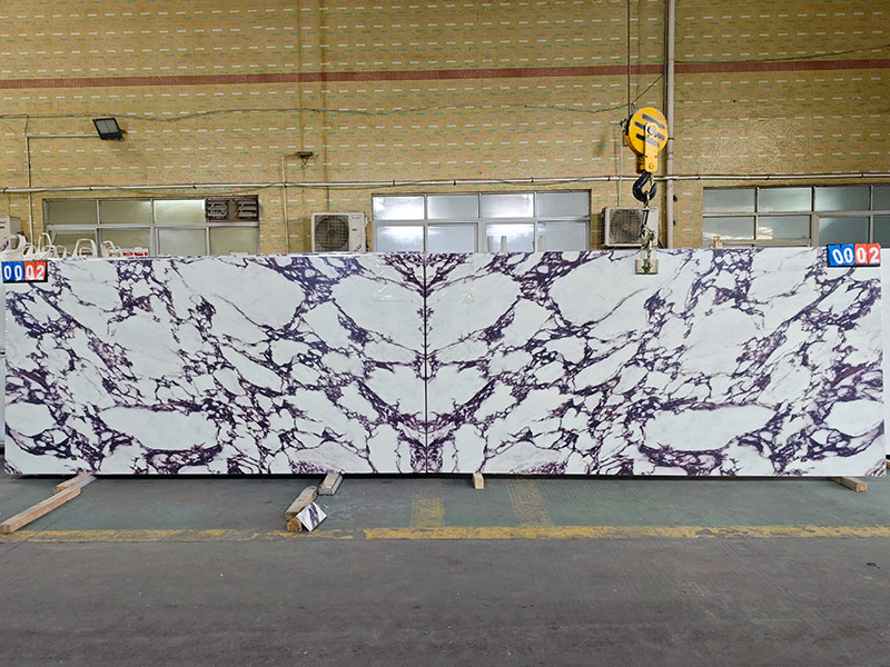Calacatta Bulgari Quartz Slabs for Kitchen Countertops