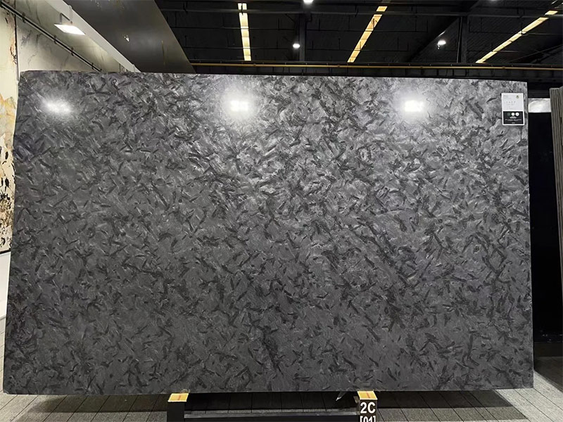 Brazil Metallica Versace Black Quartzite Slab