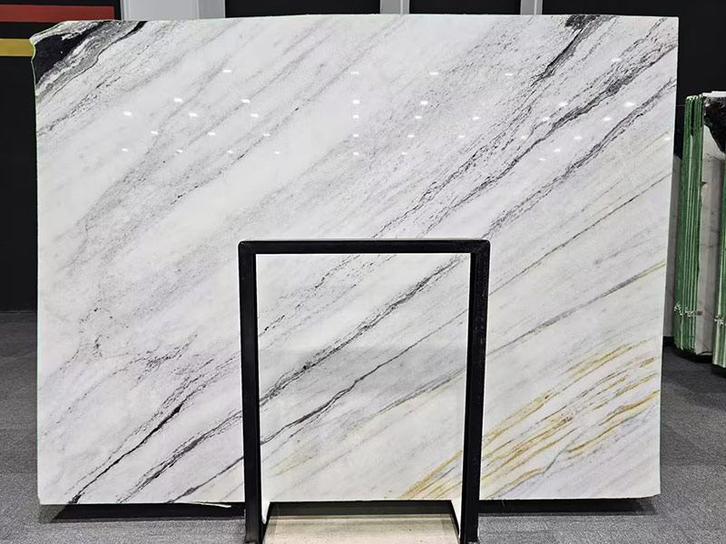 China New Panda White Marble Slab Supplier