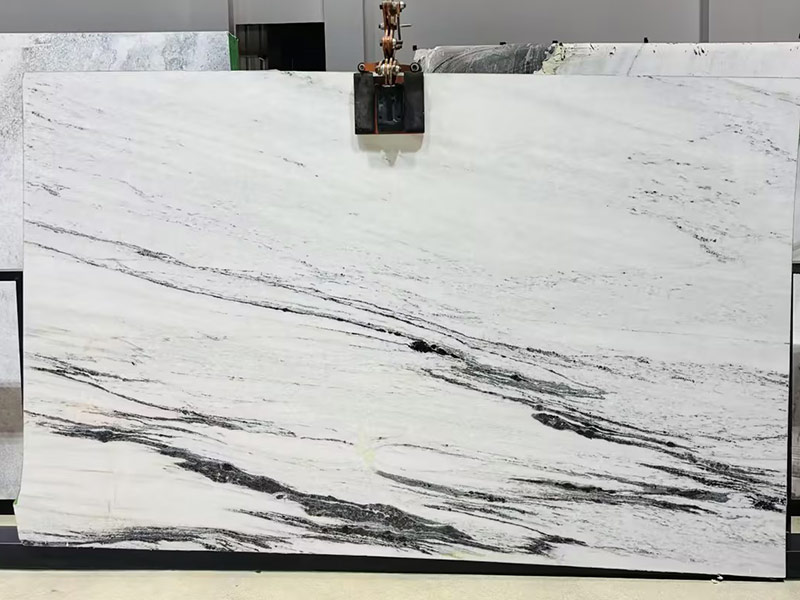China New Panda White Marble Slab Supplier