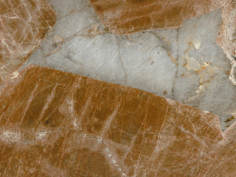 Backlit Patagonia Brown Quartzite Slab For Kitchen Countertops