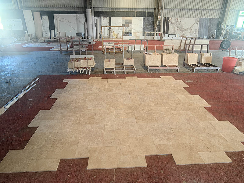 Turkey Beige Travertine Floor Tiles