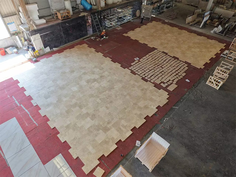Turkey Beige Travertine Floor Tiles