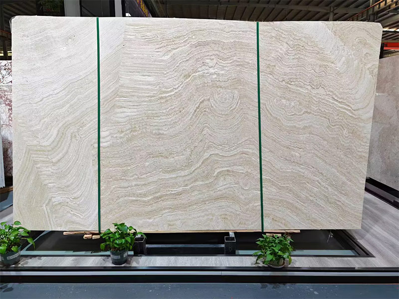Iranian Super White Travertine Slabs & Tiles