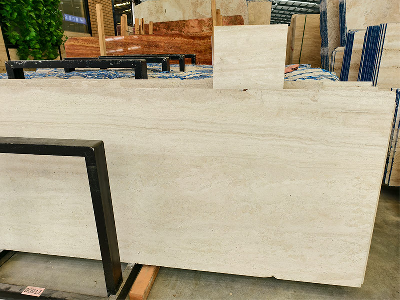 Iranian Super White Travertine Slabs & Tiles