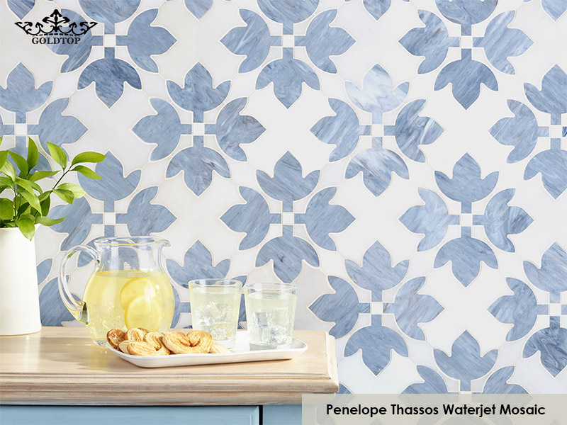 Penelope Thassos Waterjet Mosaic