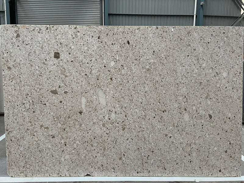 Custom Milan Mocha Limestone Slab For Flooring Tiles