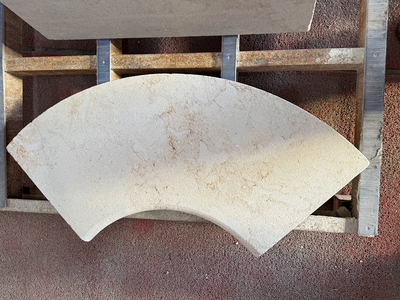 German Red Sage Limestone Slab For Countertops/ Flooring Tiles