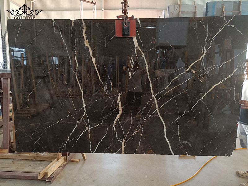 Saint Laurent Black Marble Slab