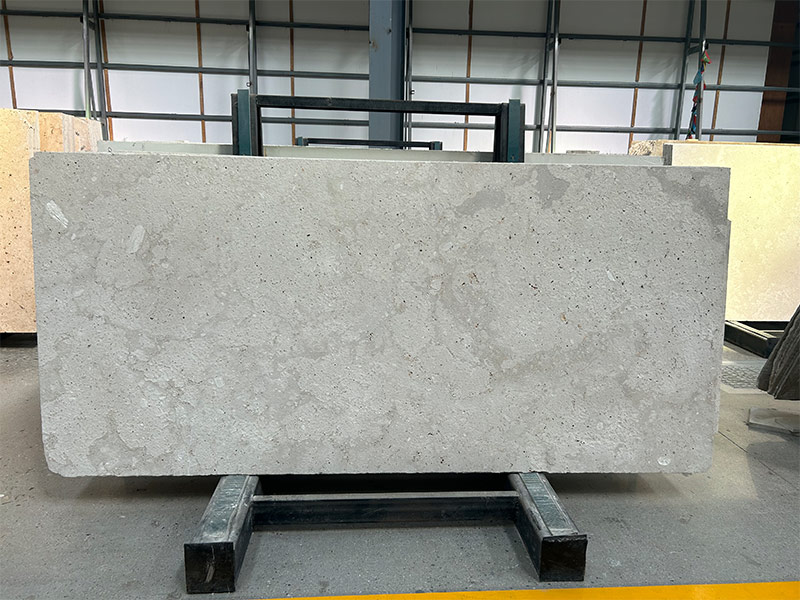 Custom Beige Rowley Limestone Slab For Flooring Wall Tiles