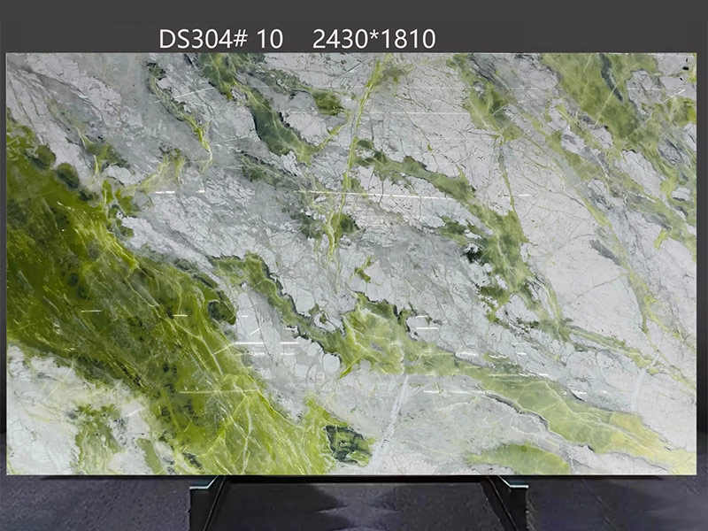 Snow Mountain Emerald Quartzite Slab for Countertops