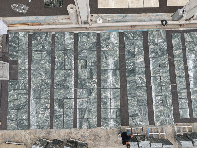 Custom Alps Emerald Quartzite Tiles Supplier