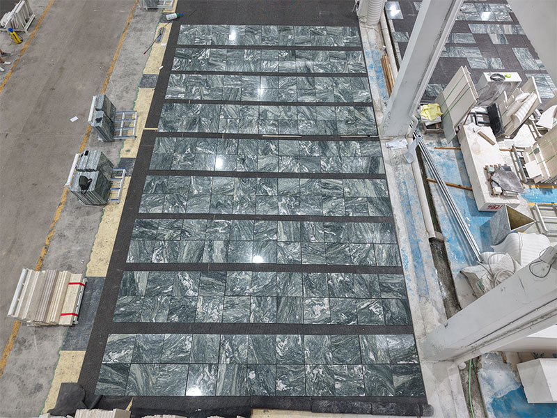 Custom Alps Emerald Quartzite Tiles Supplier