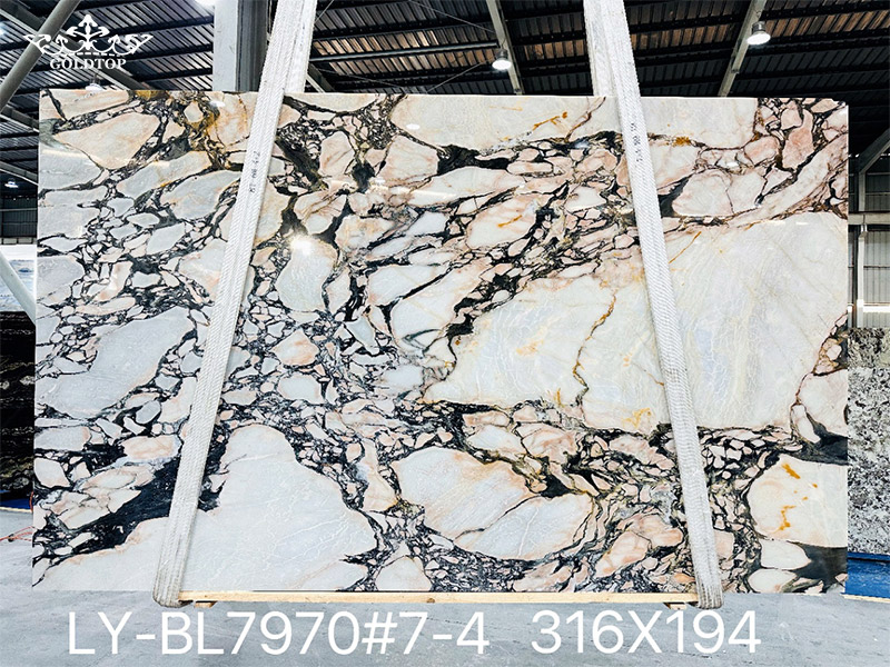 Bvlgari Pink Marble, Calacatta Pink Marble, Rosa Venado Marble, and Calacatta Rosa Marble