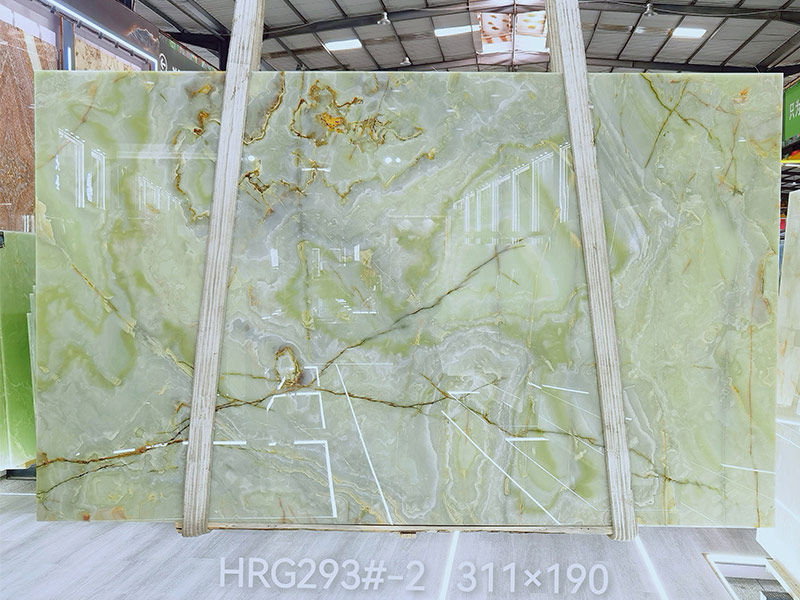 Jade Green Onyx Slab 3/4"
