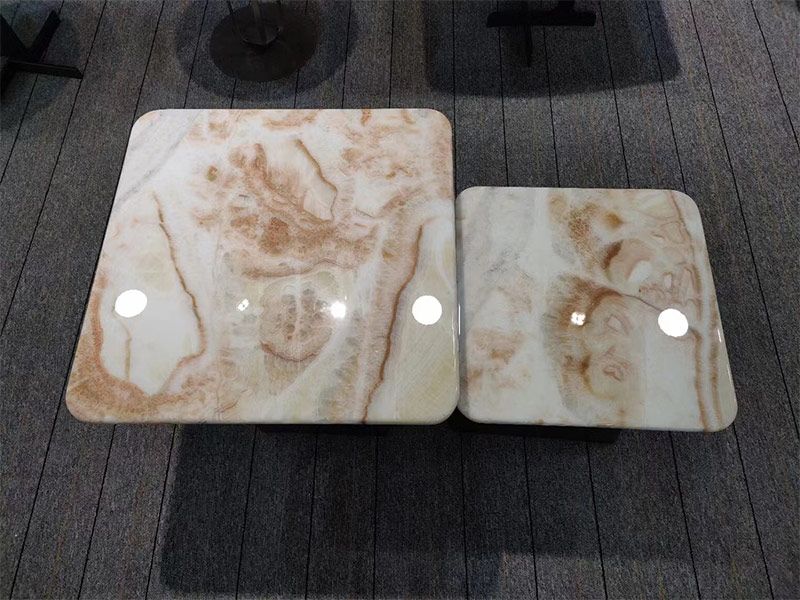 Custom Colored Cloud Onyx Table Tops / Countertops/ Vanity Tops