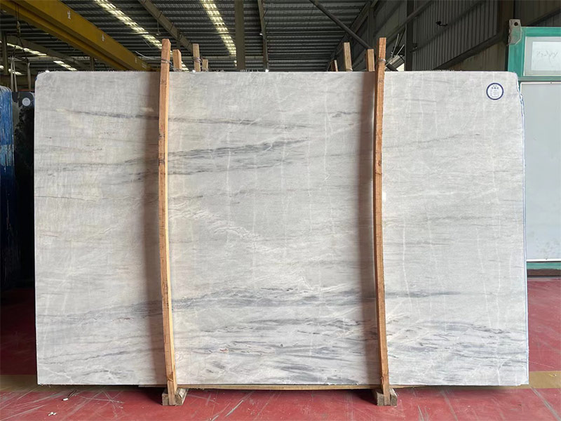 Shuijing White Marble Slabs