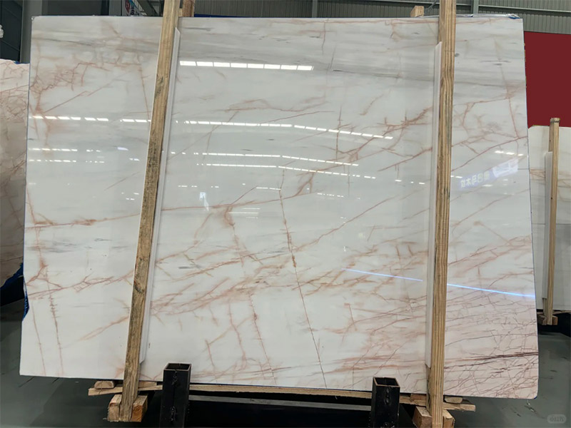 Red Thread White Onyx Slabs For Wall Tiles/ Furniture