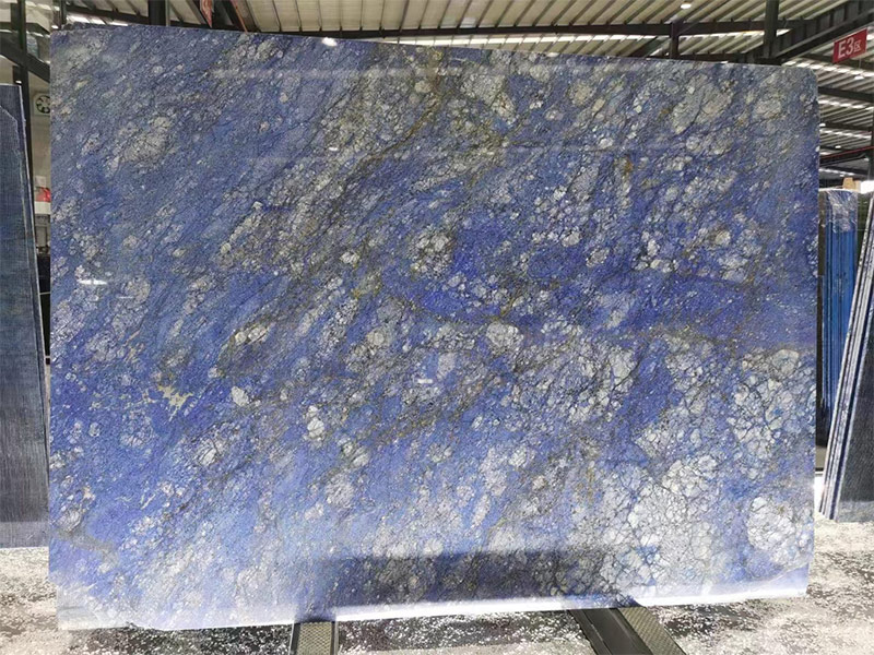 Luxury Stone Bolivia Sodalite Blue Stone Slabs Supplier