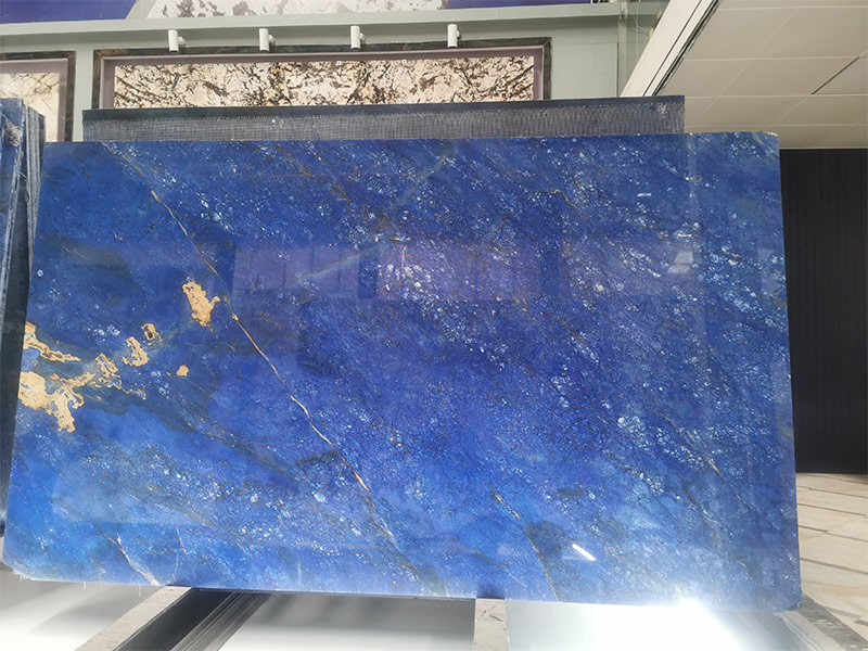 Luxury Stone Bolivia Sodalite Blue Stone Slabs Supplier