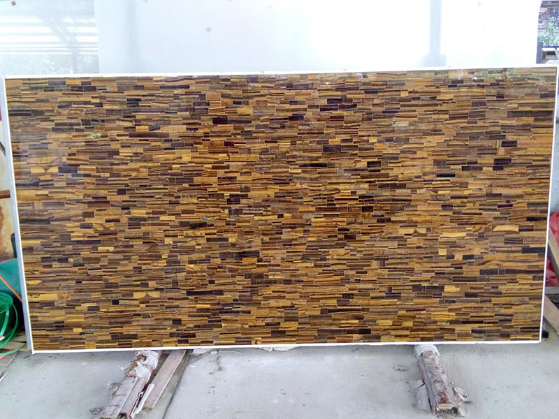 Blue Yellow Tiger Eye Stone Slabs Supplier