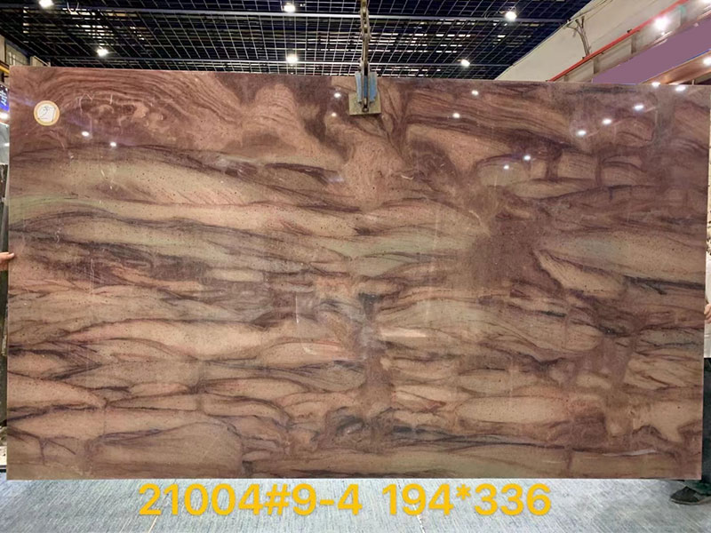 Brazil Red Colinas Quartzite Slab Supplier