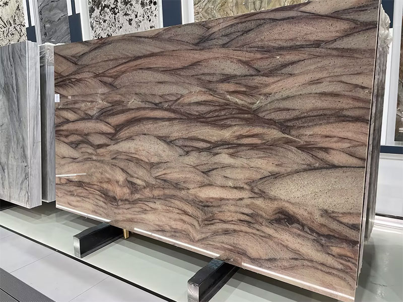 Brazil Red Colinas Quartzite Slab Supplier