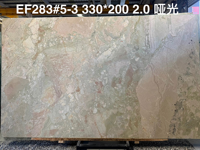 Four Season Pink Green Marble Slab Supplier