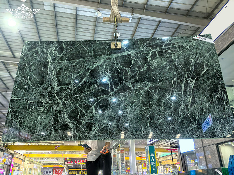Prada Green Marble / Verde Alpi Marble Slab
