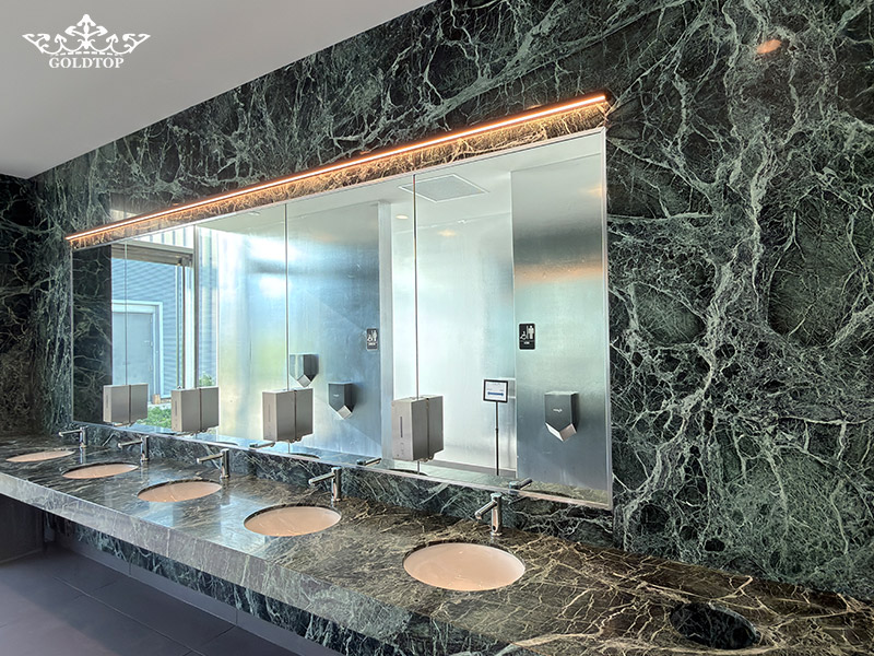 Verde Alpi Marble Vanity Tops