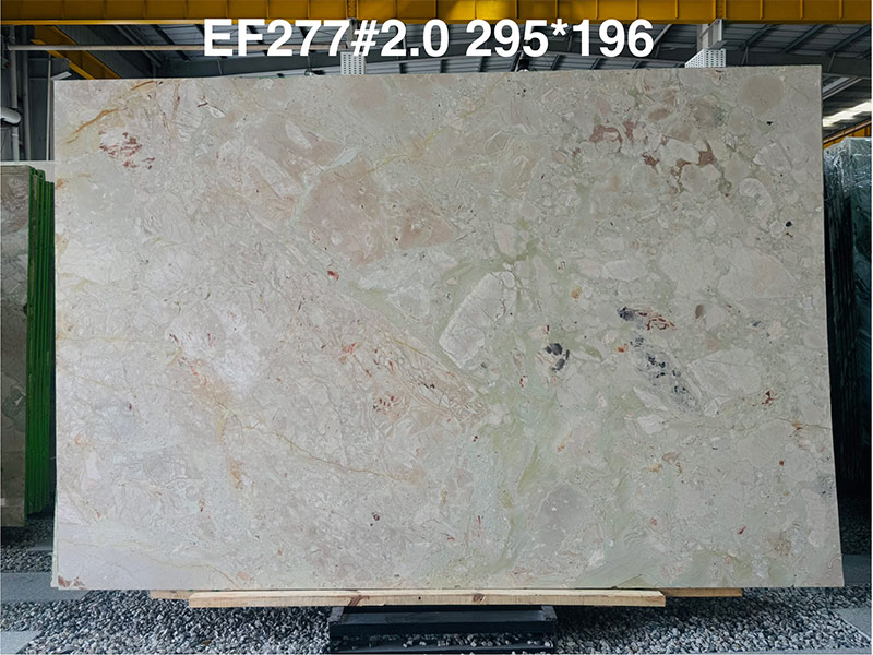 Four Season Pink Green Marble Slab Supplier