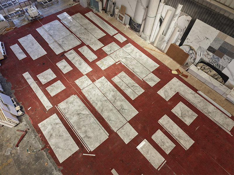 Turkey Grigio Orsola White Marble countertops