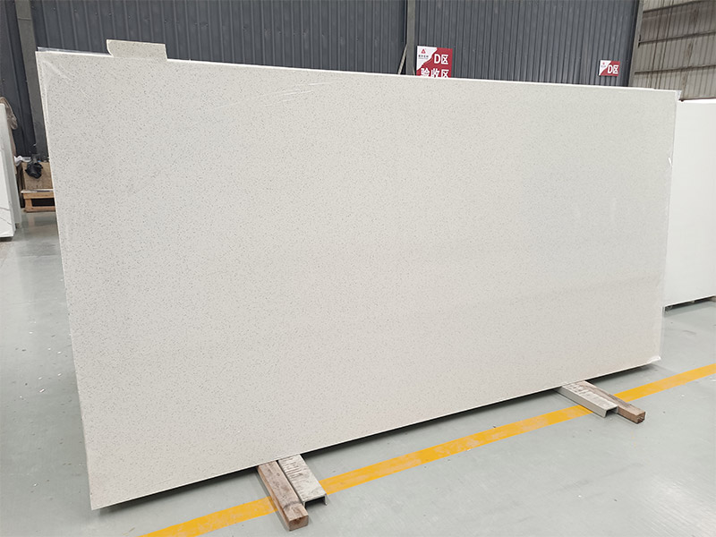 2005 Snow White Sparkle Quartz Slab for Kitchen Countertops/ Vanity Tops