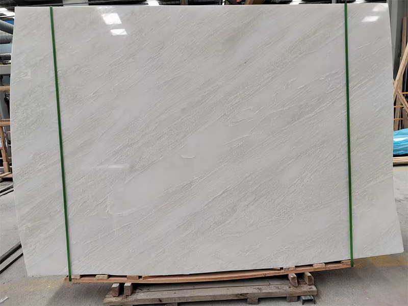 Namibia White Marble Slabs for Bright Apartment and Hotel