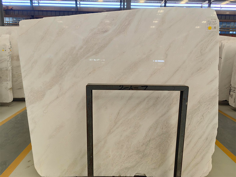 Namibia White Marble Slabs for Bright Apartment and Hotel