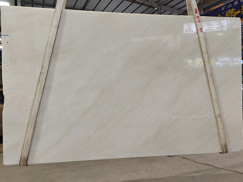 Namibia White Marble Slabs for Bright Apartment and Hotel