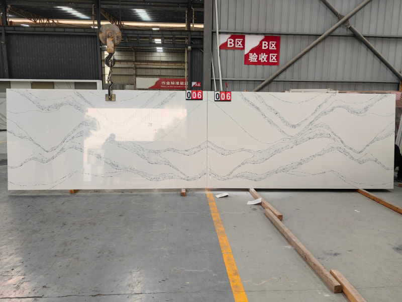 5004 Brittanicca Calacatta Quartz Slabs