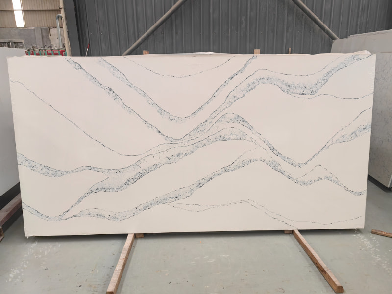 5004 Brittanicca Calacatta Quartz Slabs
